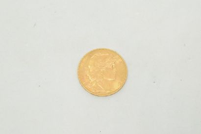 1 pièce en or de 20 francs Coq 