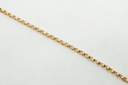 null Bracelet en or jaune 18k (750). 

Poids : 5.84 g. - Longueur : 17 cm. 
