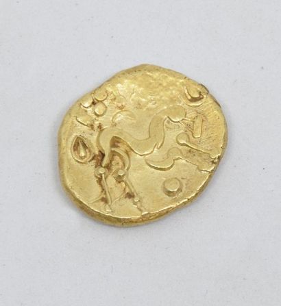 null Statère d'or gaulois, Ambiani-Morini, DT 236, 6,30G, qualité presque superb...