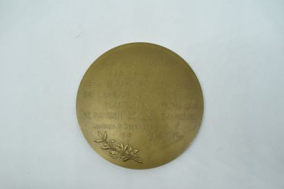 null Médaille en cuivre du Maréchal Foch, par Auguste Maillard

Av/ MARÉCHAL FOCH....