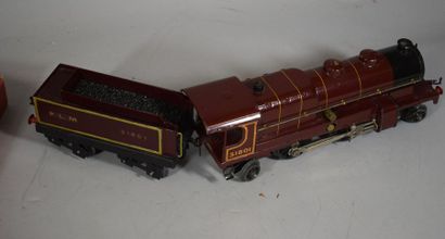 null HORNBY « O » : Locomotive électrique 221 « FLECHE d'OR » 31801, marron, avec...