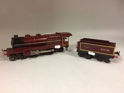 null HORNBY « O » : Locomotive électrique 221 « FLECHE d'OR » 31801, bordeaux, avec...