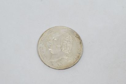 Louis XVIII (1815-1824) 5 francs 1822. Paris.G...
