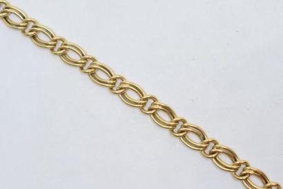 null Bracelet en or jaune 18k (750).

Poids : 12.40 g. - Longueur : 18.5 cm. 