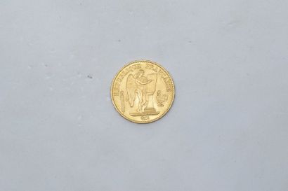 null Pièce d'or 20 francs Génie ( 1886 A ) 

Avers : Génie de la République debout...