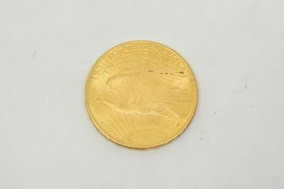 null 1 pièce de 20 dollars "Saint-Gaudens - Double Eagle" (1924). 

TTB. 

Poids...