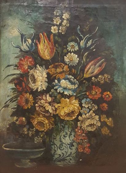null Ecole flamande de la fin du XVIIIème siècle

Bouquet de fleurs dans un vase...