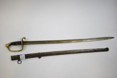 null [ Arme blanche]

Sabre d'infanterie modèle 1845-55. Filigrane cassé.

Assez...
