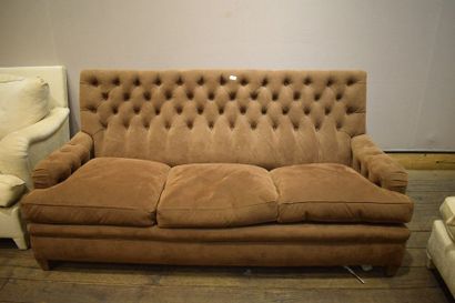 Canapé confortable marron 