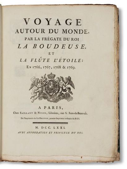 null BOUGAINVILLE (Louis-Antoine de). Voyage autour du monde, par la frégate du roi...