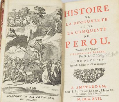 ZARATE (Augustin de). Histoire de la découverte...