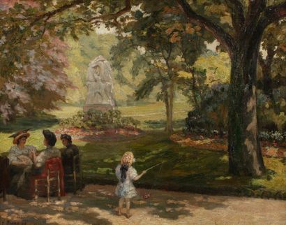null FINEZ Grégoire Nicolas, 1884-1975

L'après-midi au parc, 1907

huile sur toile...