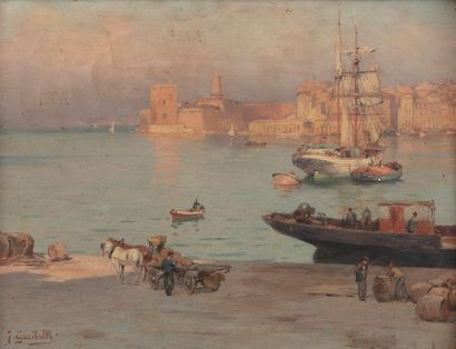 null GARIBALDI Joseph, 1863-1941

Le Vieux Port, Marseille, matinée d'hiver

huile...