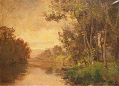 null PAPE Constant, 1865-1920

Bord de rivière au crépuscule

huile sur toile (petites...
