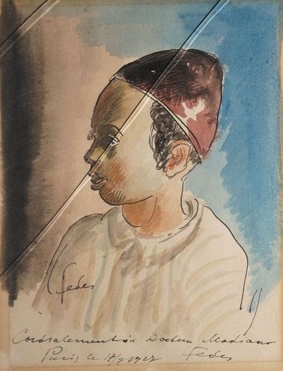 null FEDER Adolphe, 1886-1943

Jeune oriental de profil

plume, encre noire et aquarelle...
