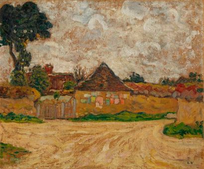 null VALTAT Louis, 1869-1952

Chemin et maison aux affiches, Bernay, circa 1892

huile...