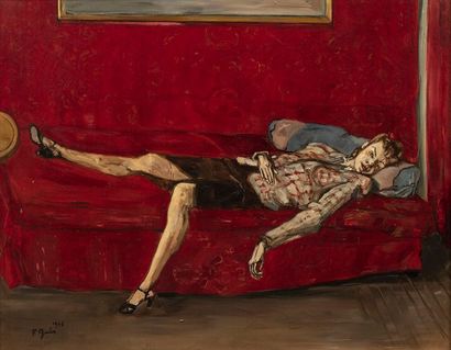 null GRÜBER Francis, 1912-1948

Femme sur un lit rouge, 1946

huile sur toile (craquelures...