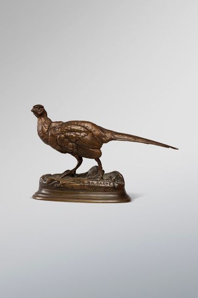 BARYE Alfred, 1839-1882

Faisan

bronze à...
