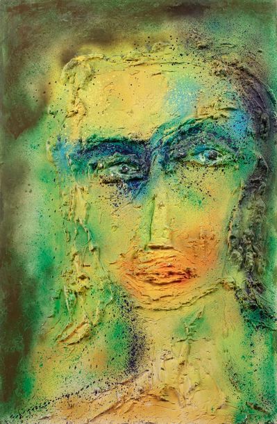 null GAGNAIRE Aline, 1911-1997

La femme d'algues, 1973

technique mixte sur panneau

signé,...