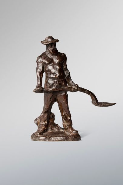 null DALOU Aimé Jules, 1838-1902

Terrassier à la pelle

bronze à patine brun-foncé,...