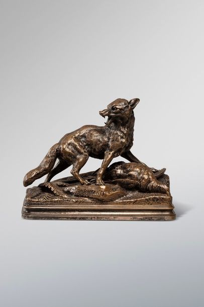 DUBUCAND Alfred, 1828-1894

Renard et faisan

bronze...