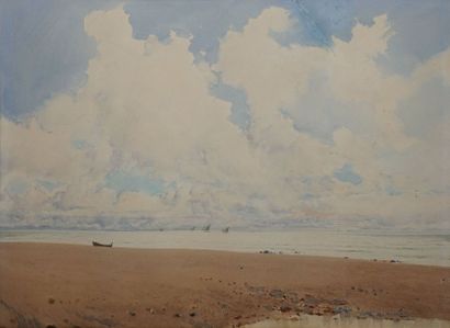 null GALOFRE Y GIMÉNEZ Baldomero, 1849-1902

Grève à marée basse

aquarelle (rousseurs...