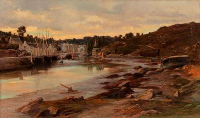 null PHILIPPOTEAUX Paul Dominique, 1846-1923

Port breton à marée basse

huile sur...