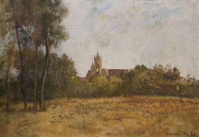 null RICHET Léon, 1847-1907

Église derrière le verger

huile sur toile marouflée...