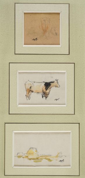 null VOLLON Antoine, 1833-1900

Vaches et meules - Paysage

quatre dessins aquarellés...