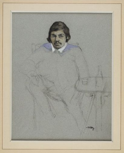 null VOLLON Antoine, 1833-1900

Homme au café

crayon noir et gouache sur papier...