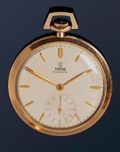 null TUDOR / ROLEX

No. 524230

Montre de gousset en or 14k (585). Boîtier avec inscription...