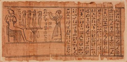 Papyrus au nom de Tacheret-Mîn.

« Billet...