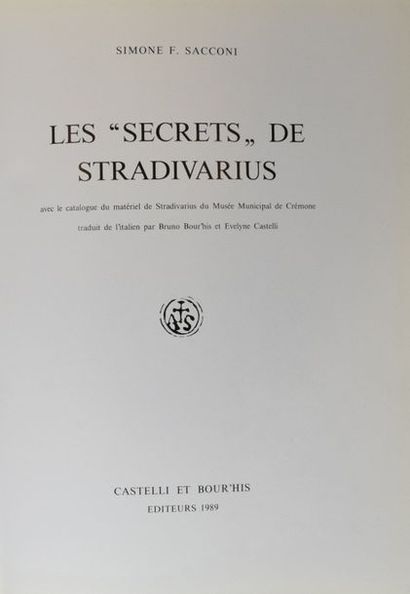 null G.Hoffmann, Stradivarius l'enchanteur - Grasset Genève 2ème édition 1945. Belle...