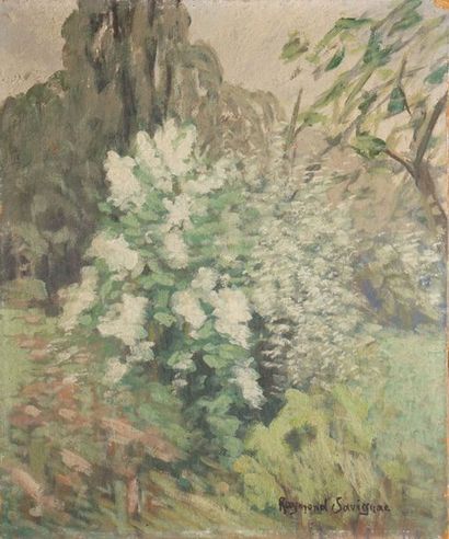 SAVIGNAC Raymond, né en 1886 
Arbre en fleurs...
