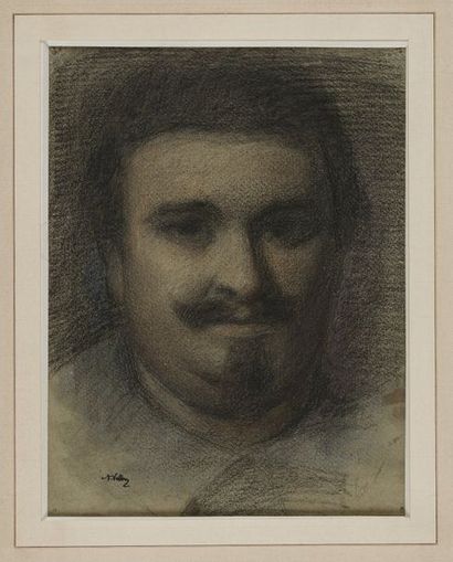 VOLLON Antoine, 1833-1900 
Portrait d'homme...