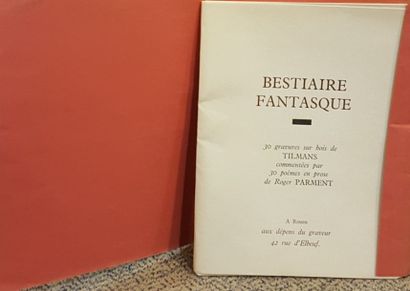 null TILMANS Emile Henry(1888-1960)

Bestiaire Fantasque

Suite de 30 gravures sur...