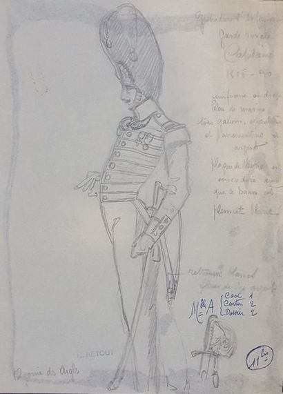 null BETOUT Charles (1869-1945)

Huguenin, adjudant des carabiniers

Garde royal,...
