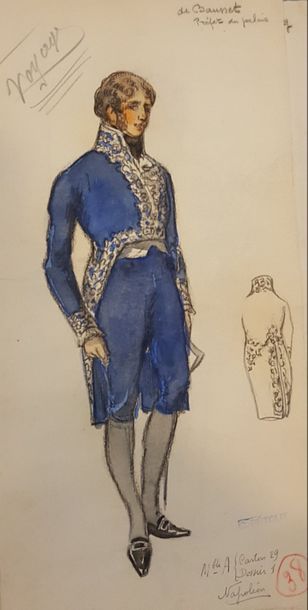 null BETOUT Charles (1869-1945)

Grand costume des Huissiers du Palais

de Bausset,...