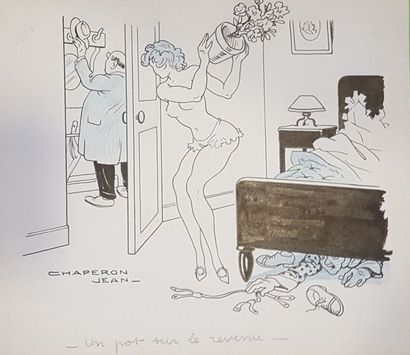 null CHAPERON Jean (XIX-XX)

Ensemble d'illustrations humoristiques de presse : 

"...