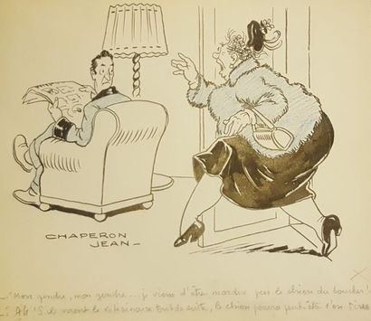null CHAPERON Jean (XIX-XX)

Ensemble d'illustrations humoristiques de presse : 

"Philomene,...