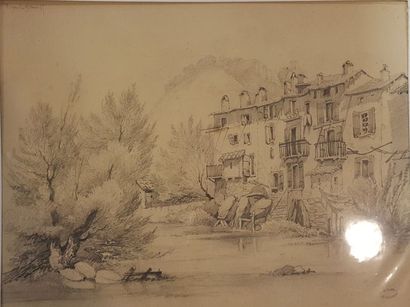 null CHARIOT J. C. (XIX-XXeme)

Maison au ruisseau, 15 mai 59(?)

Crayon sur papier,...