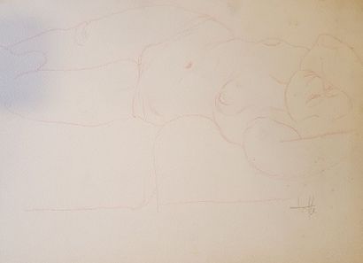 null COPPE Roger (1928) 

5 oeuvres sur papier :

Pensive au coussin, crayon et aquarelle,...