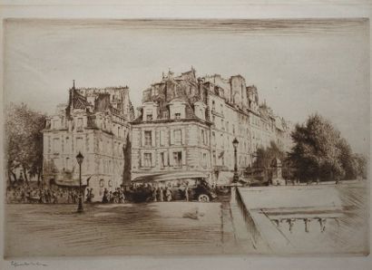 null CHAHINE Edgar, 1874-1947

Les maisons du Pont-Neuf, 1931

eau-forte en brun...