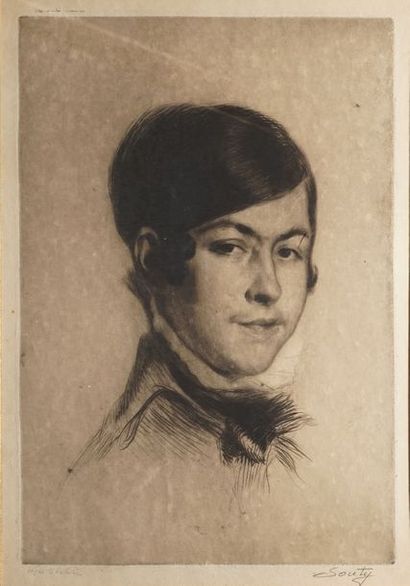 null CHAHINE Edgar, 1874-1947

Portrait de mademoiselle Souty

eau-forte en noir...