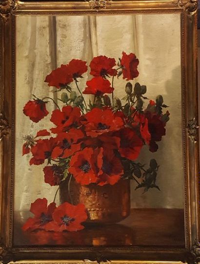 null BAILLY Alexandre (1866-1949)

Bouquet de fleurs

Huile sur toile signée en bas...