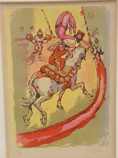 null LAGAR Celso (1891-1966)

Acrobates sur un cheval

Lithographie signée et numérotée...