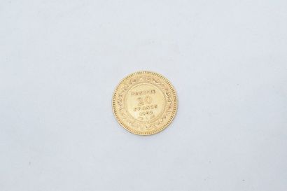 null Pièce en or de 20 Francs Ali 1892.

TTB. 

Poids : 6.45 g. 