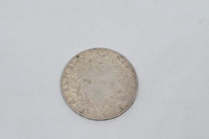  Premier Empire (1804-1814) 5 Francs. An 14. Paris. G 580. TB. 