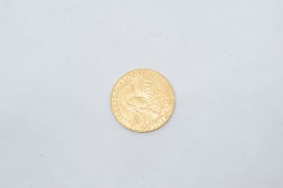 null Pièce en or de 20 Francs au coq, 1913.

TTB à SUP. 

Poids : 6.45 g. 