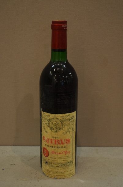  1	 bouteille 		PETRUS, 	Pomerol 	1984	 (ela, étiquette US, J) 	 
